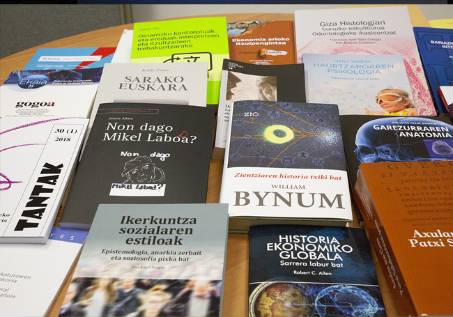 Este año la UPV/EHU llevará 26 nuevos libros a la Feria de Libros de Durango