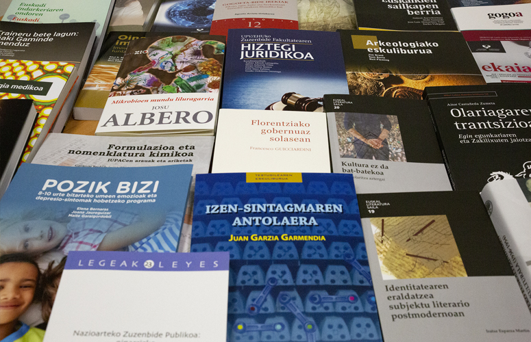 Euskarazko 25 liburu berri eramango ditu aurten UPV/EHUk Durangoko Azokara