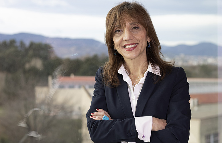Eva Ferreira, rectora de la UPV/EHU