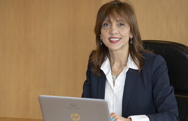 Eva Ferreira, rectora de la UPV/EHU