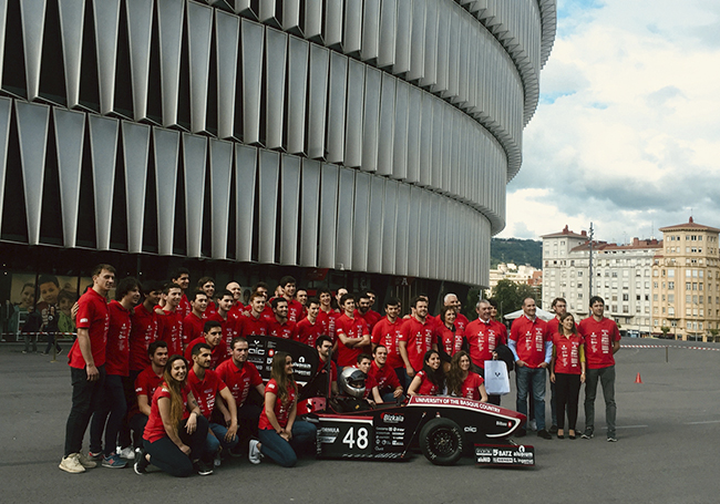 UPV/EHUko Student Formulako auto berria bihartik aurrera lehiatuko da Silverstonen