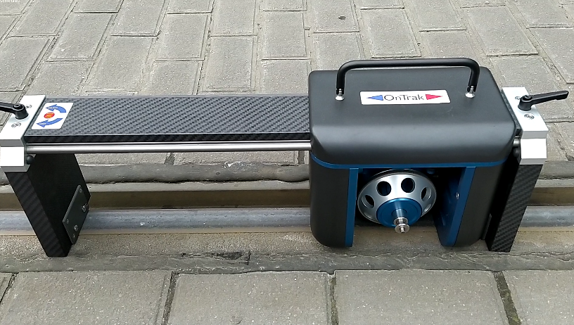 Tribometer on tram track