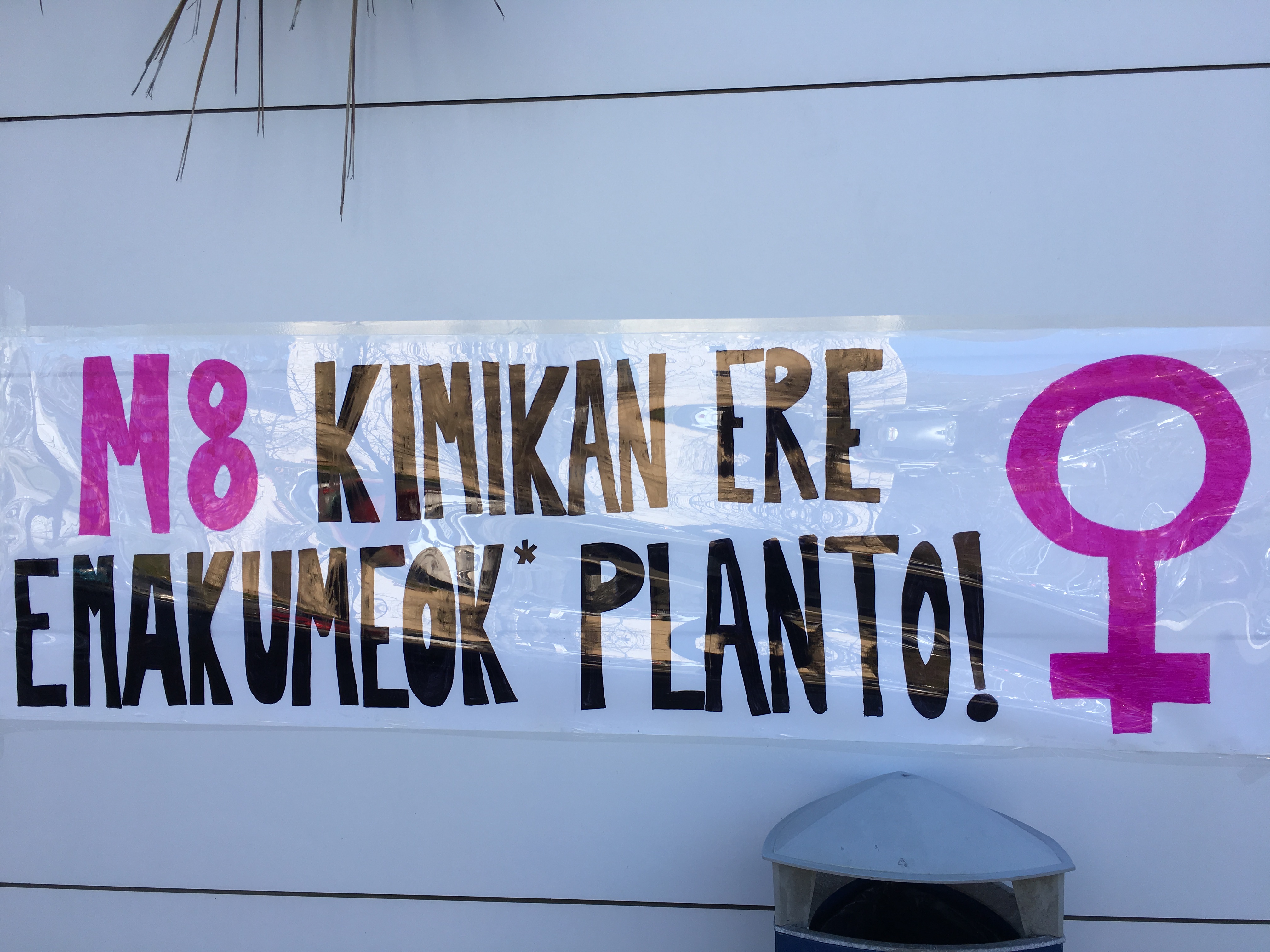 Kimika Fakultatean Ere, Emakumeok Planto! - Kimika Fakultatea - UPV/EHU