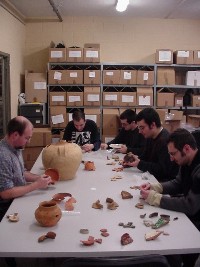 Laboratorio de arqueología