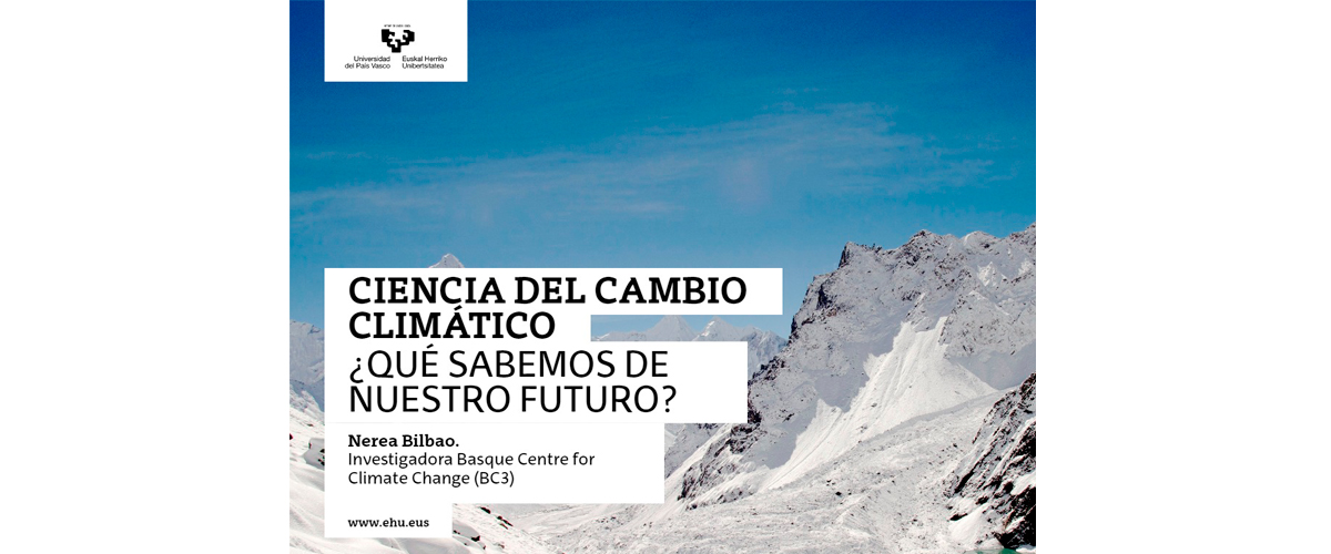 Webinar “la Ciencia Del Cambio Climático” Atmosferaren Ikerketa