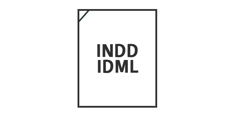 Deskargatu liburuaren azala eta atzeko azala INDD eta IDML formatuetan