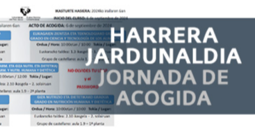 Jornada de Acogida