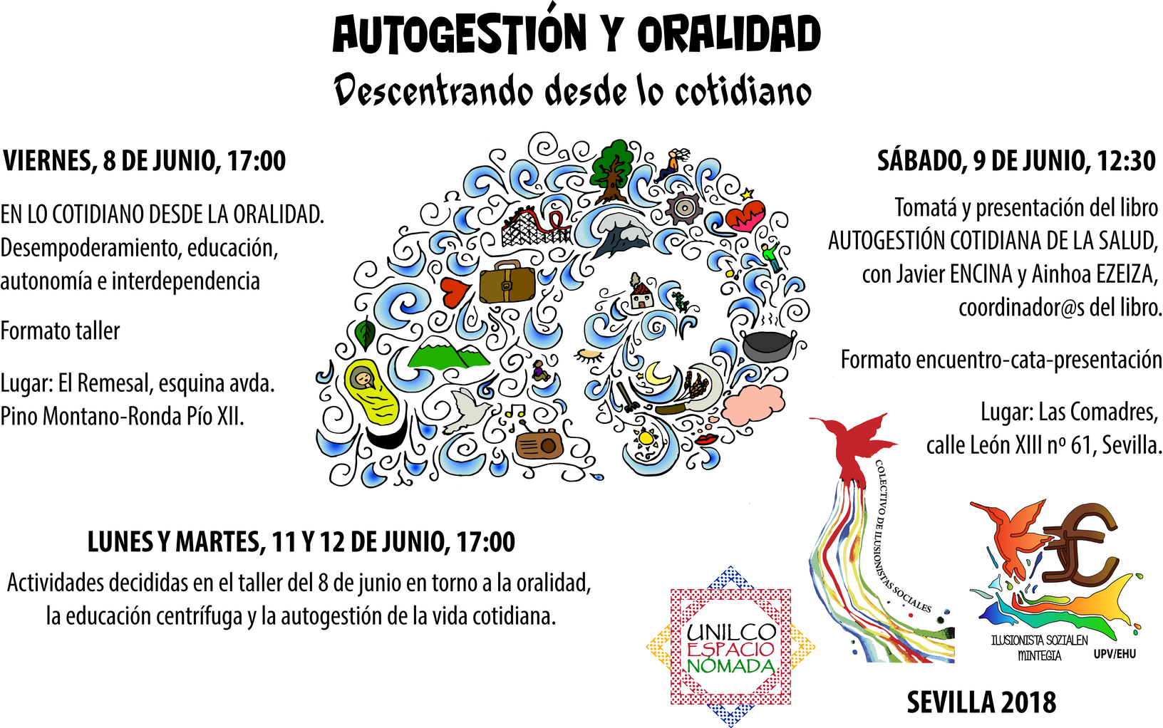 Autogestión y Oralidad - Sevilla 2018 (cartel)