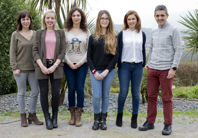 Ikerketa-taldea:  Ainhoa Fernández Atutxa, Idoia Zarrazquin, Ana Belén Fraile-Bermúdez, Gotzone Hervás, Fátima Ruiz-Litago eta Jon Irazusta (Laura López. UPV/EHU)