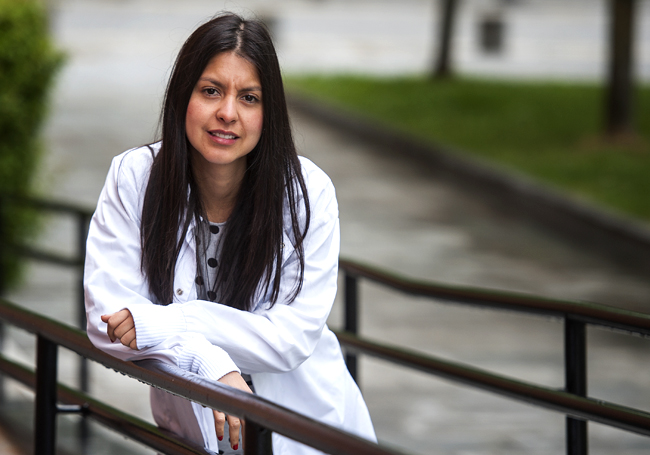 Andrea Mosqueda. Argazkia: Nuria González. UPV/EHU.