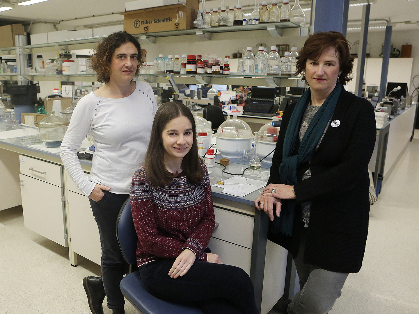 se encuentra llevando a cabo su tesis doctoral bajo la dirección de las doctoras Nagore Gabilondo y Arantxa Eceiza. Foto: UPV/EHU