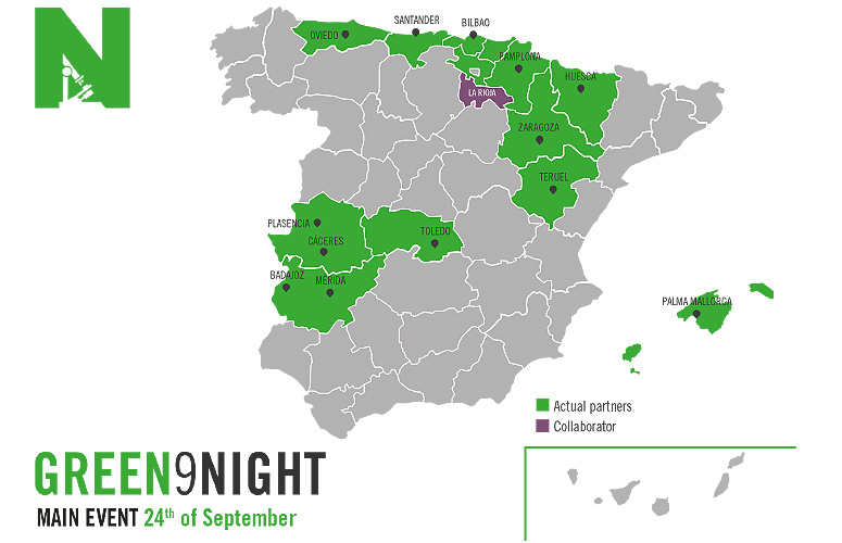 Mapa con las universidades que participarán en el proyecto