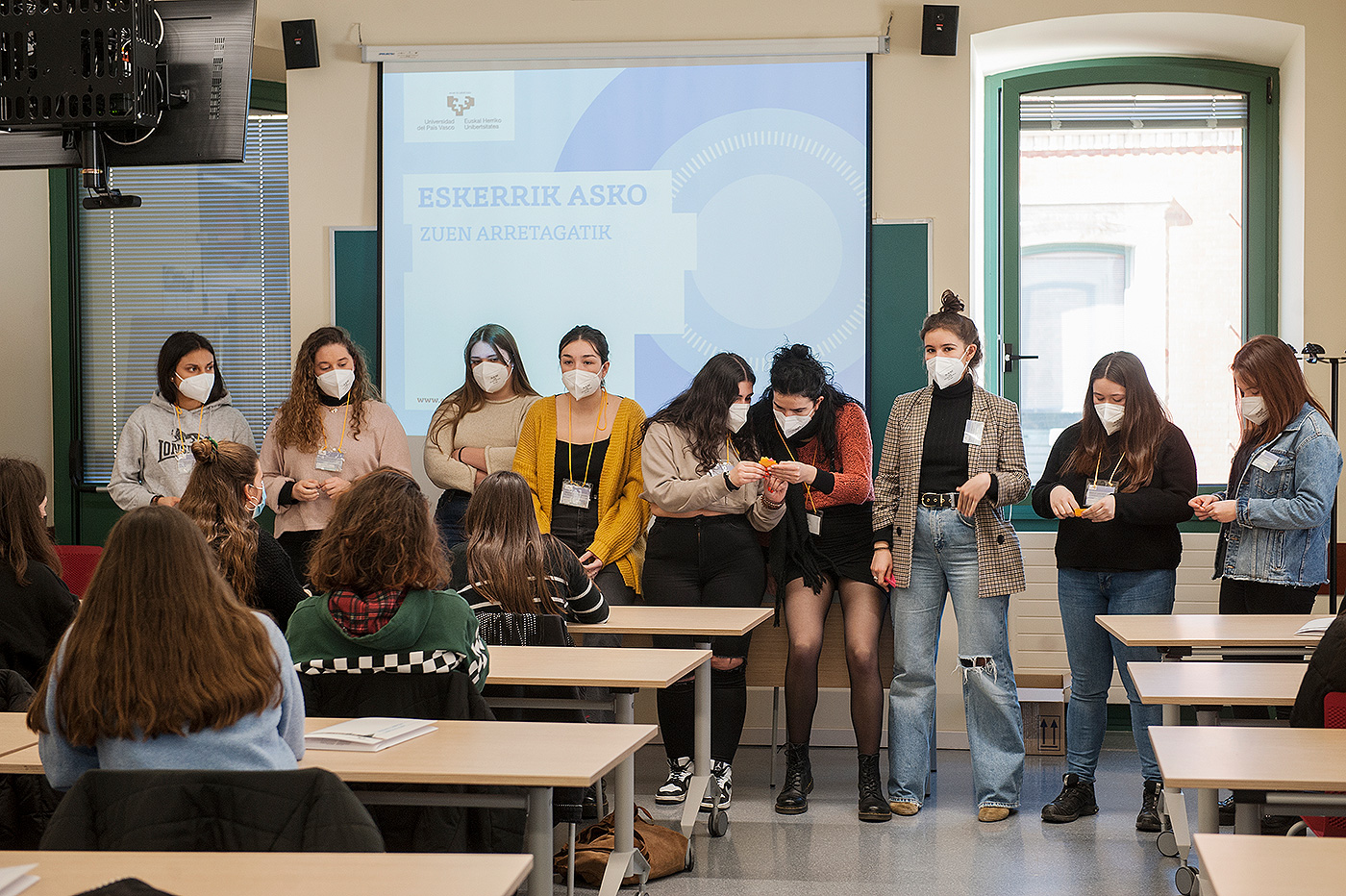 Jornadas de Puertas Abiertas 2021. Foto: Nuria Gonzalez. UPV/EHU