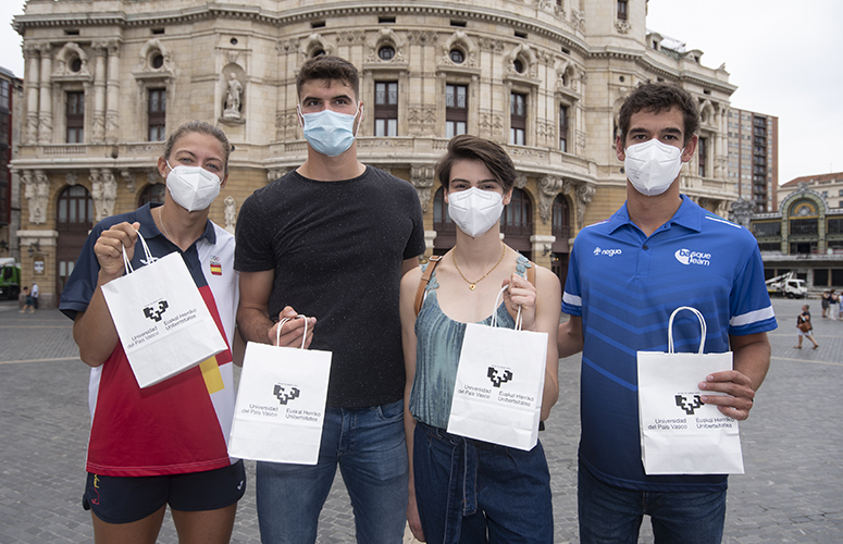 Virginia Díaz, Odei Jainaga, Agurtzane Egiluz y Jorge Pineda (Falta Asier Martínez). Foto: Fernando Gómez