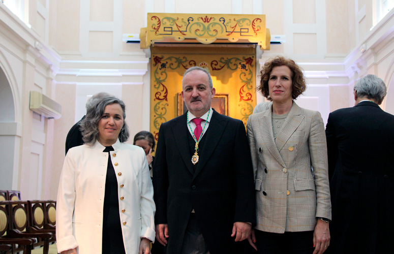 Inmaculada Arostegui, José Luis Pedraz y Amaia Esquisabel