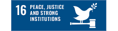 16th Sustainable Development Goal: Peace, justice and strong institutions